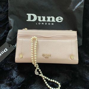 Dune London rose pink wallet